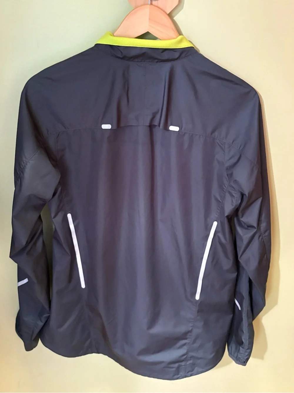 Nike Black Jacket with Neon Yellow Trim